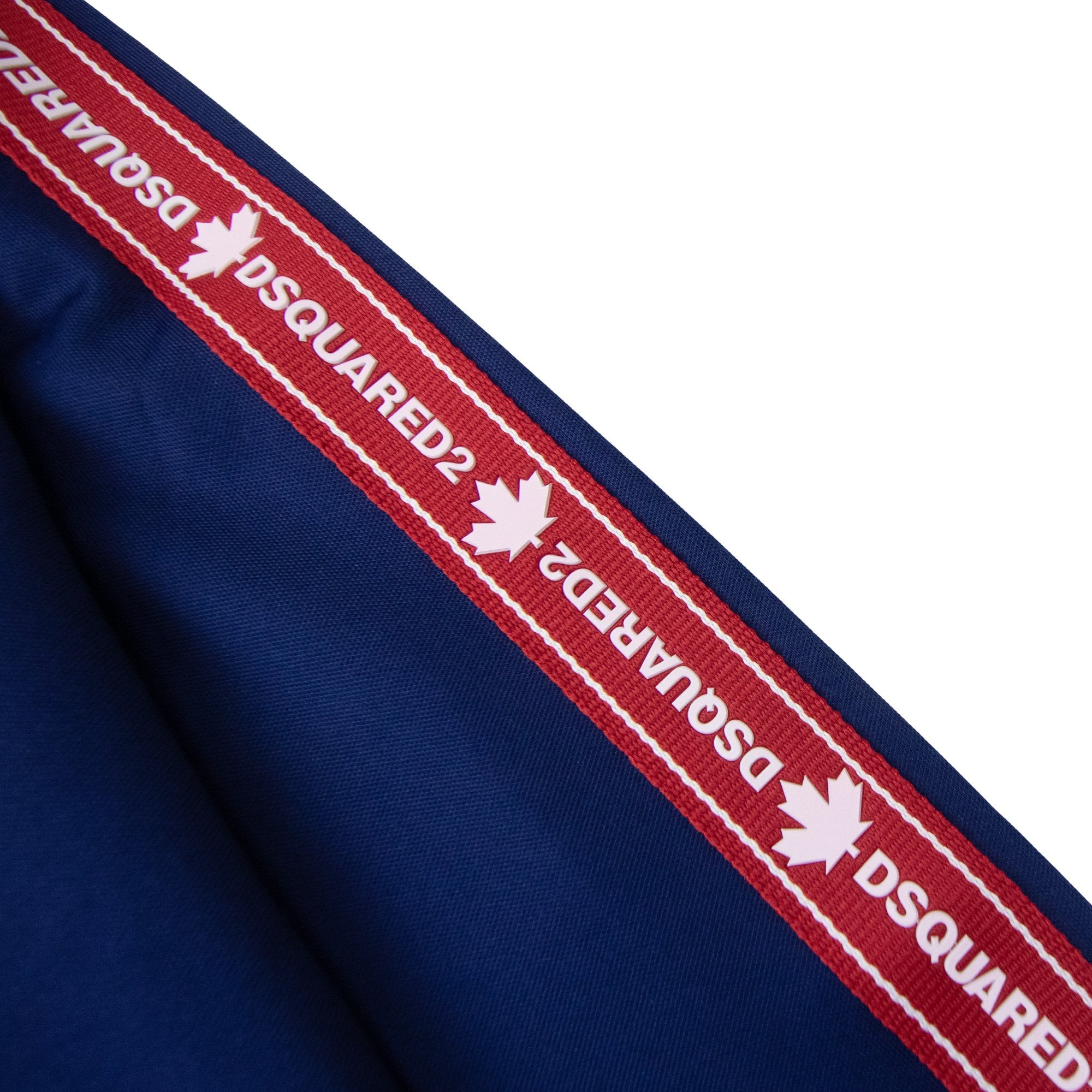 Dsquared2 Tape Detail Zip Up Hoodie Blue 477