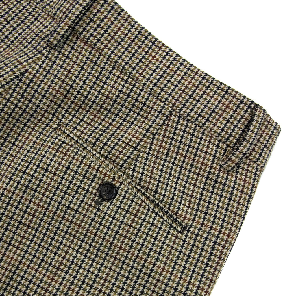 Dsquared2 Check Pattern Tape Logo Trouser Beige 001