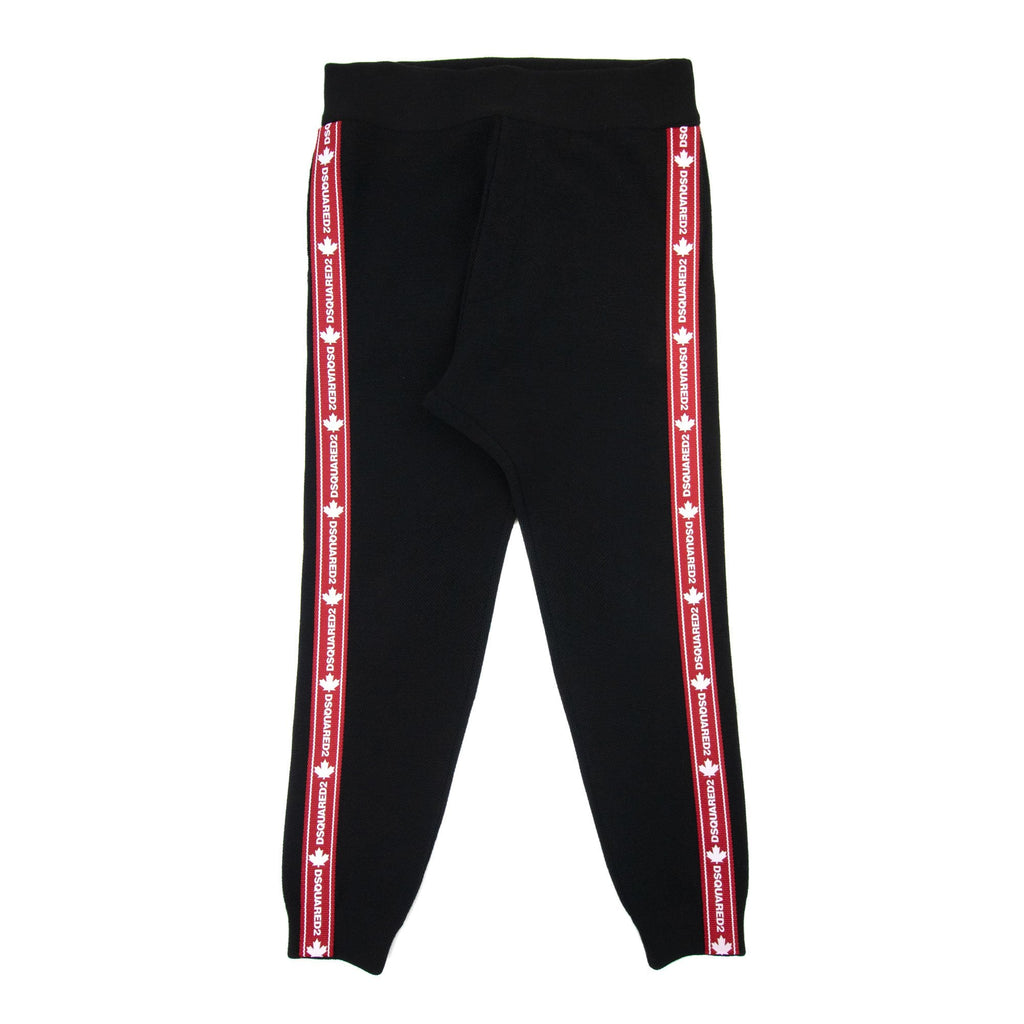 Dsquared2 Tape Detail Logo Sweat Pants Black