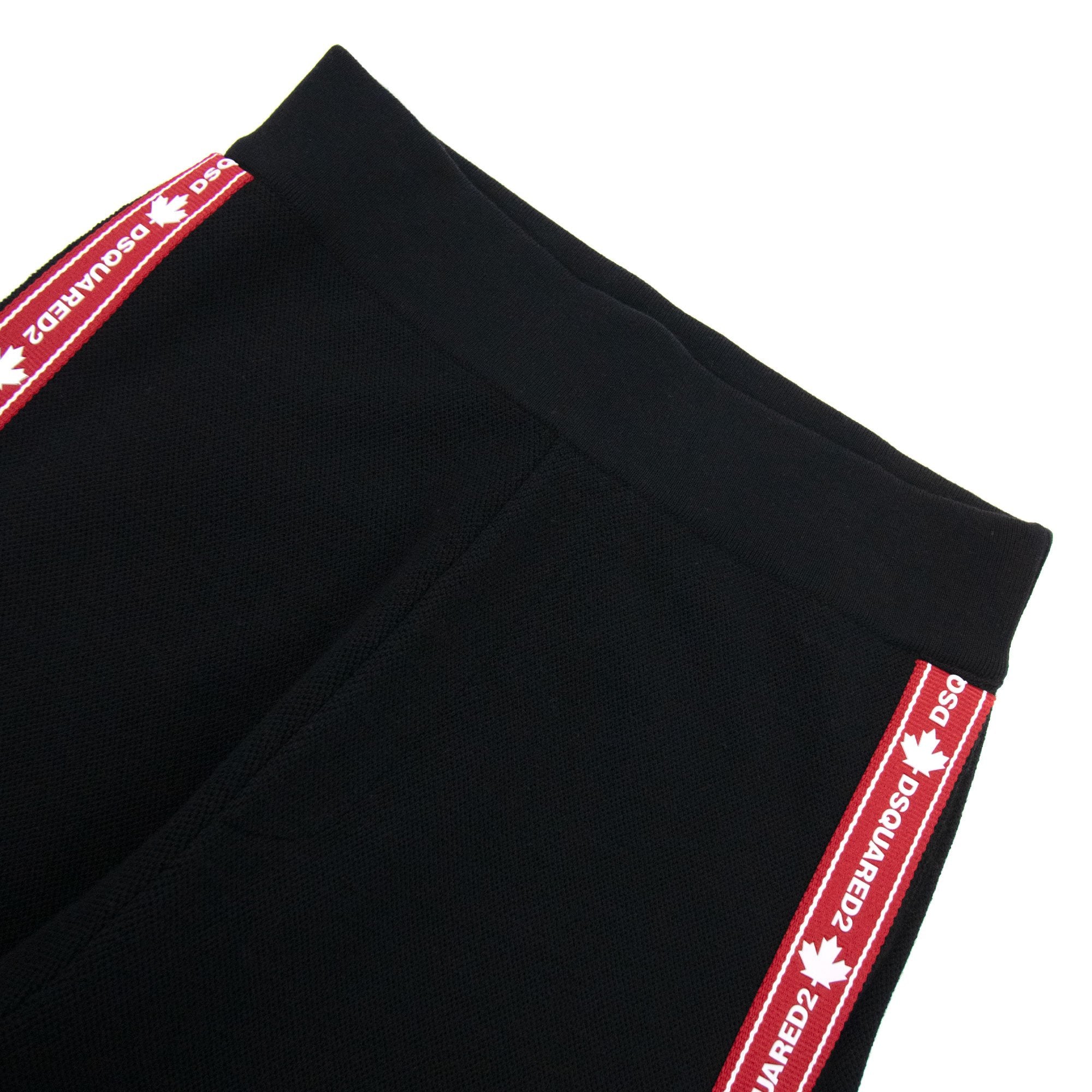 Dsquared2 Tape Detail Logo Sweat Pants Black