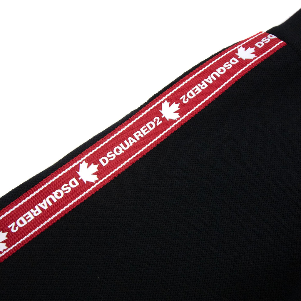 Dsquared2 Tape Detail Logo Sweat Pants Black