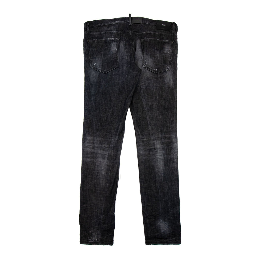 Dsquared2 1964 Ripped Slim Fit Jean Black 900