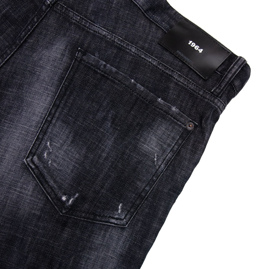 Dsquared2 1964 Ripped Slim Fit Jean Black 900