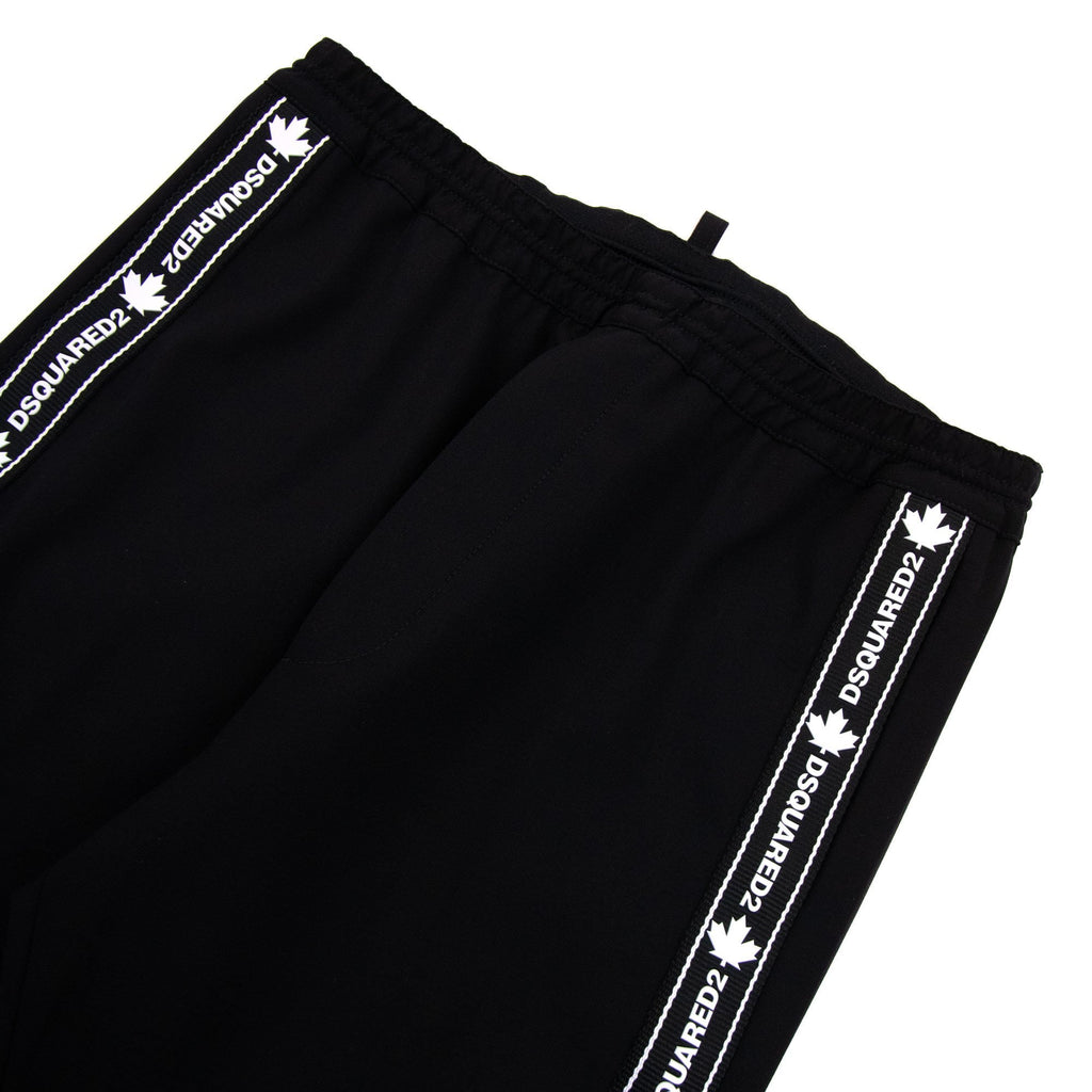 Dsquared2 Tape Details Stretch Wool Joggers Black 900