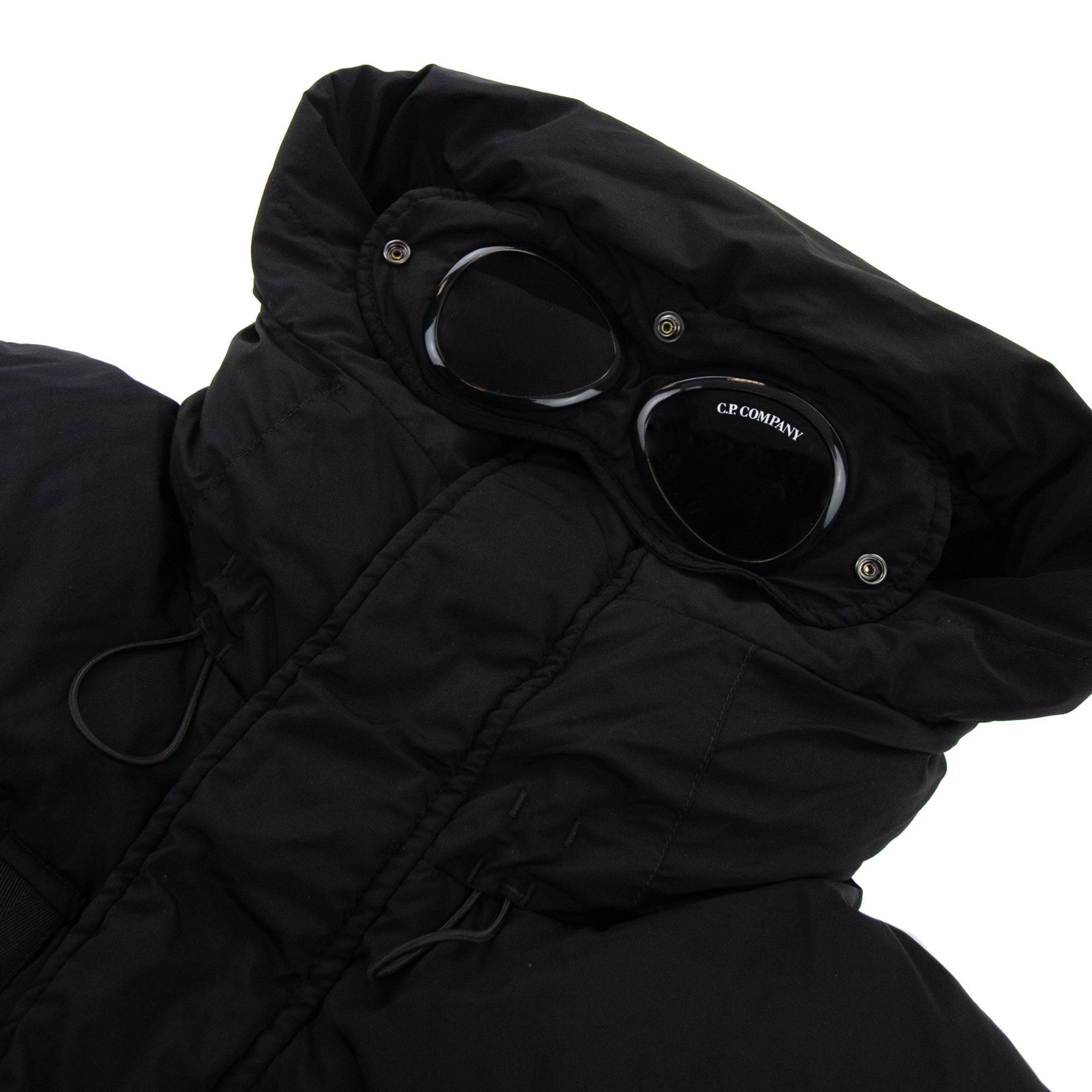 Cp Company Nycra R Goggle Down Jacket Black 999