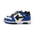 Off White Out Of Office Calf Leather Sneaker Blue/black