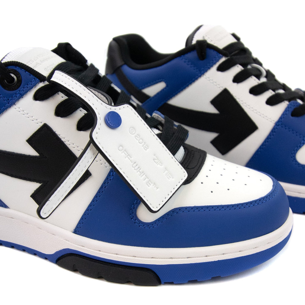 Off White Out Of Office Calf Leather Sneaker Blue/black