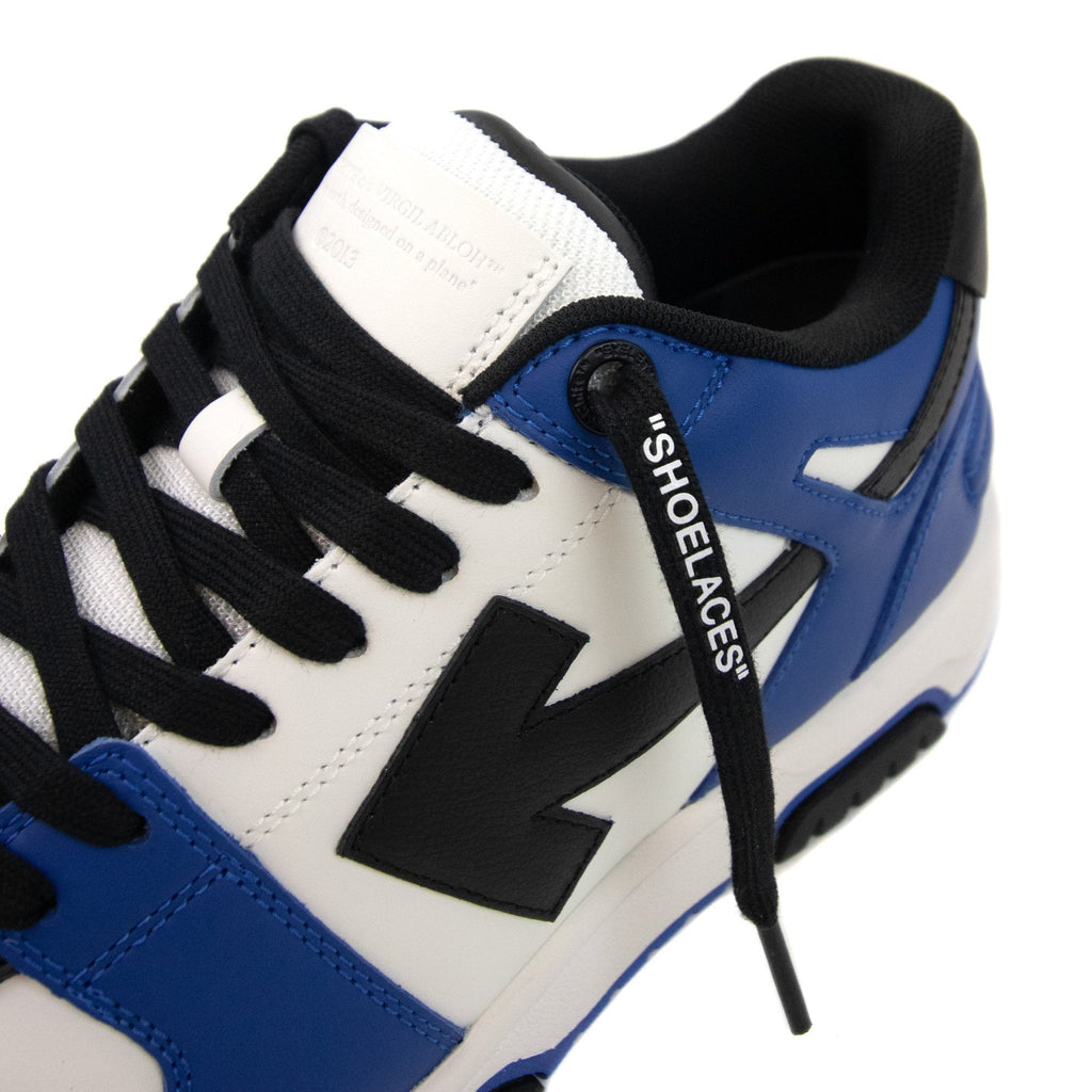 Off White Out Of Office Calf Leather Sneaker Blue/black
