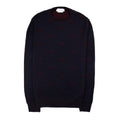 Alexander Mcqueen Skull Patterned Wool Jumper Maroon