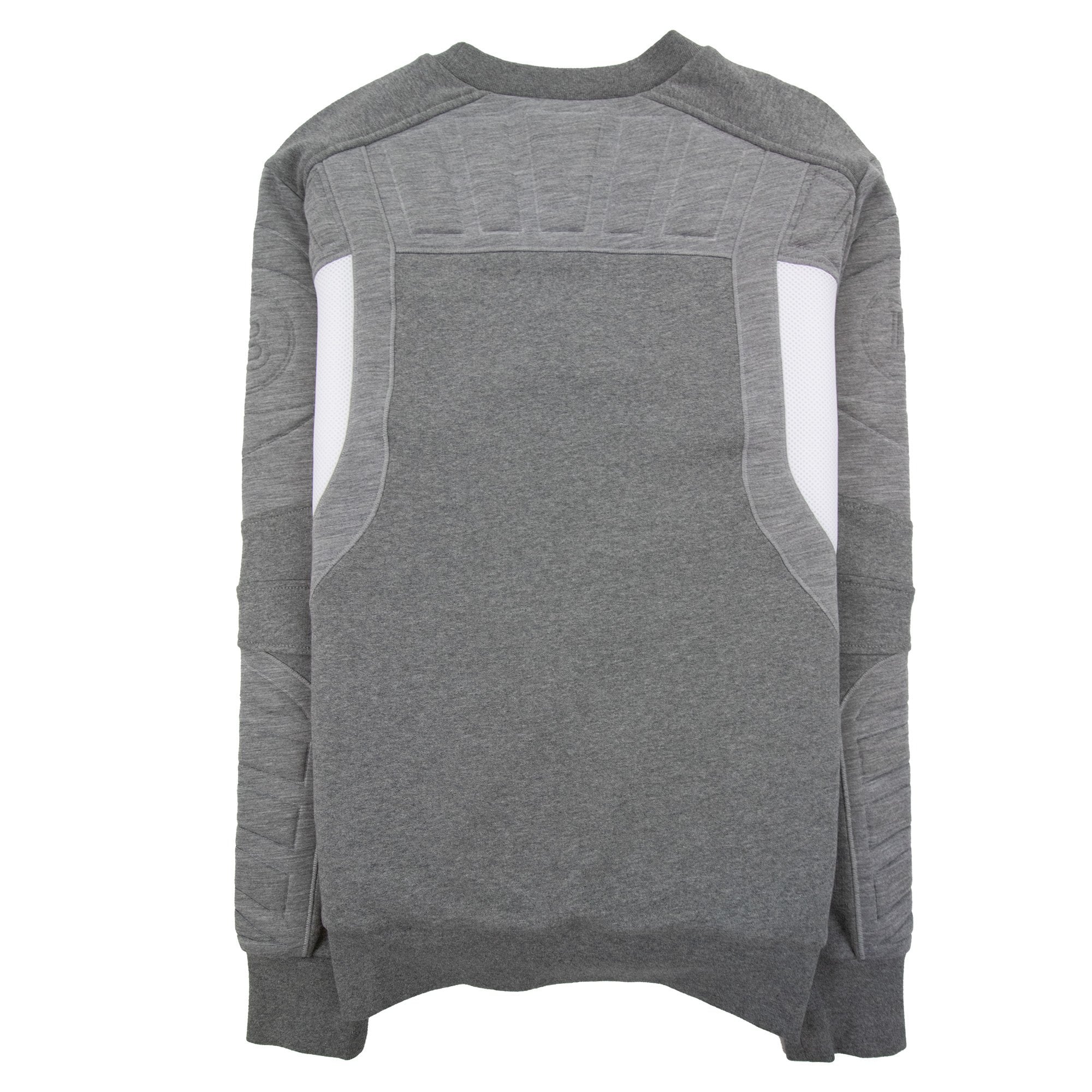 Balmain Embossed Multicuts Sweater Grey