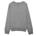 Balmain Logo Embossed Sleeve Crewneck Sweatshirt Grey