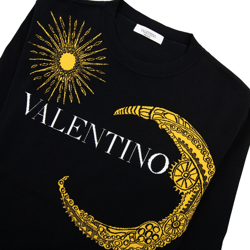Valentino Astrology Logo Sweatshirt Black