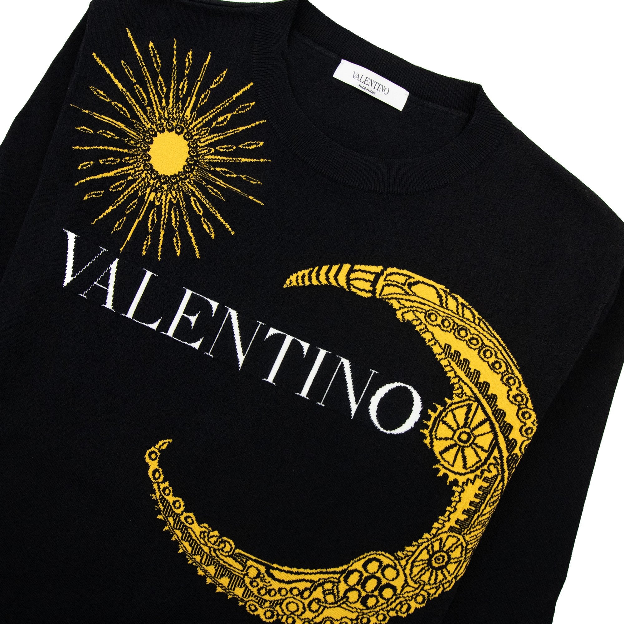Valentino Astrology Logo Sweatshirt Black