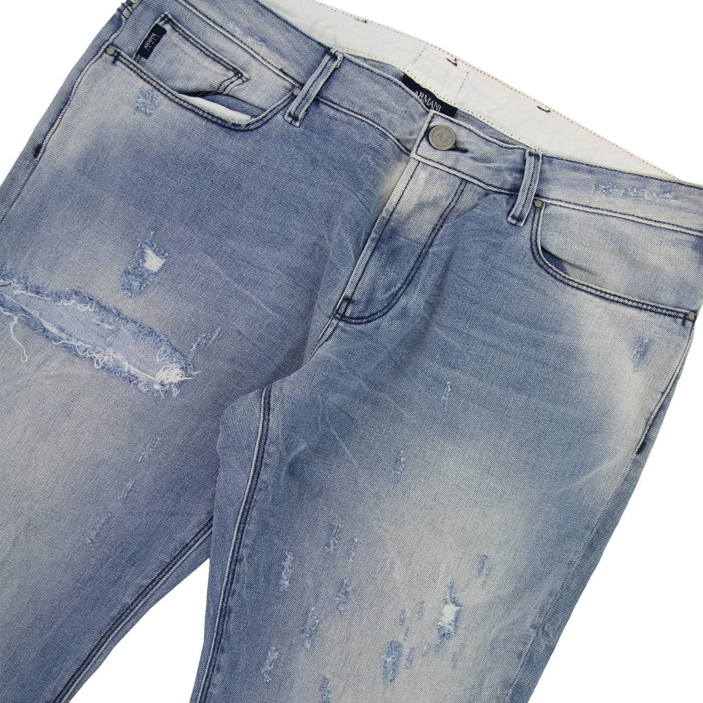 Armani Jeans J06 Distressed Jean Denim