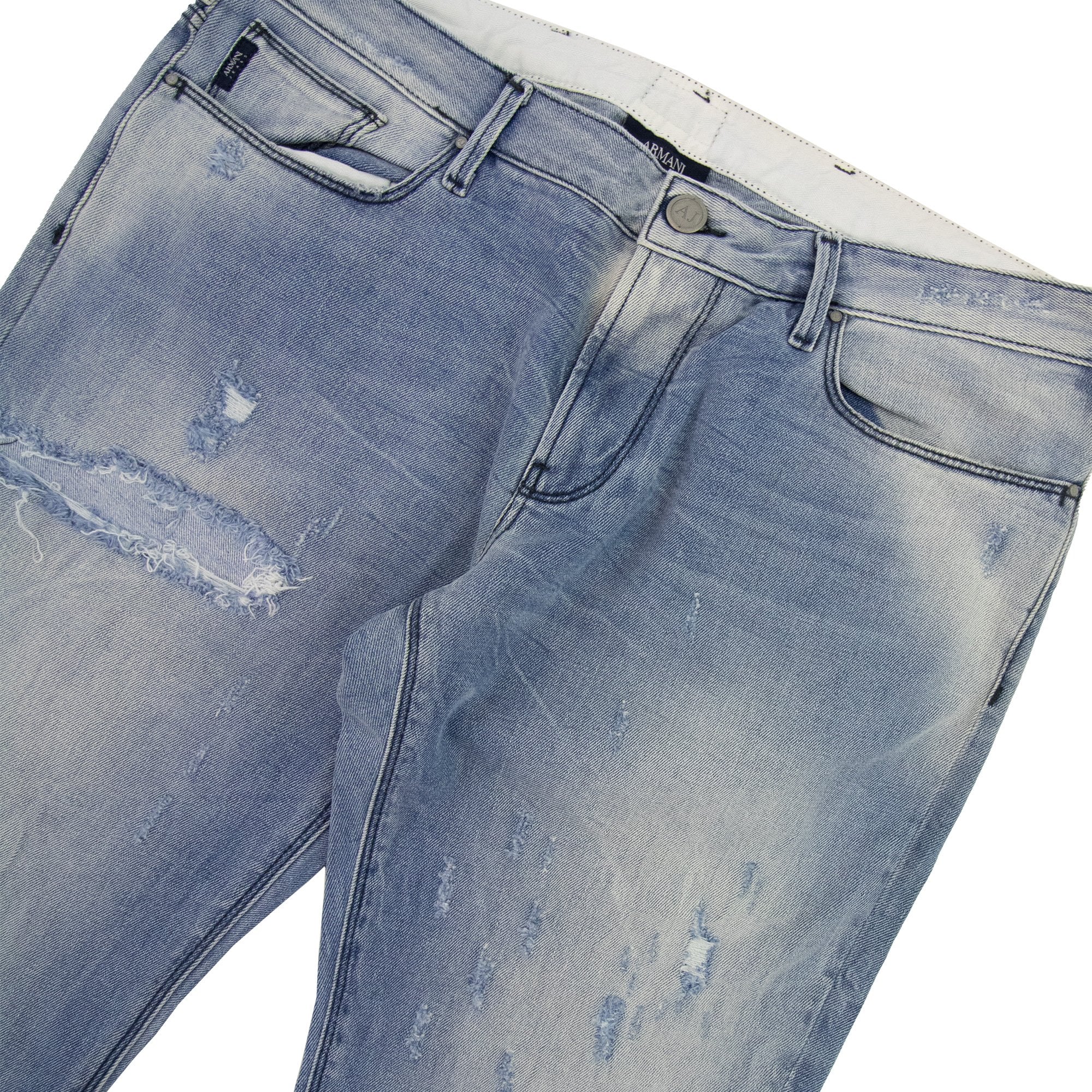 Armani Jeans J06 Distressed Jean Denim