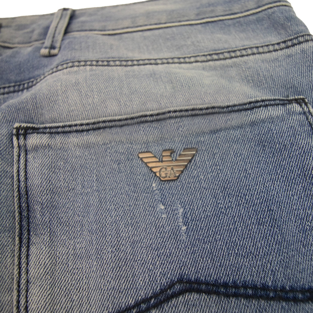 Armani Jeans J06 Distressed Jean Denim