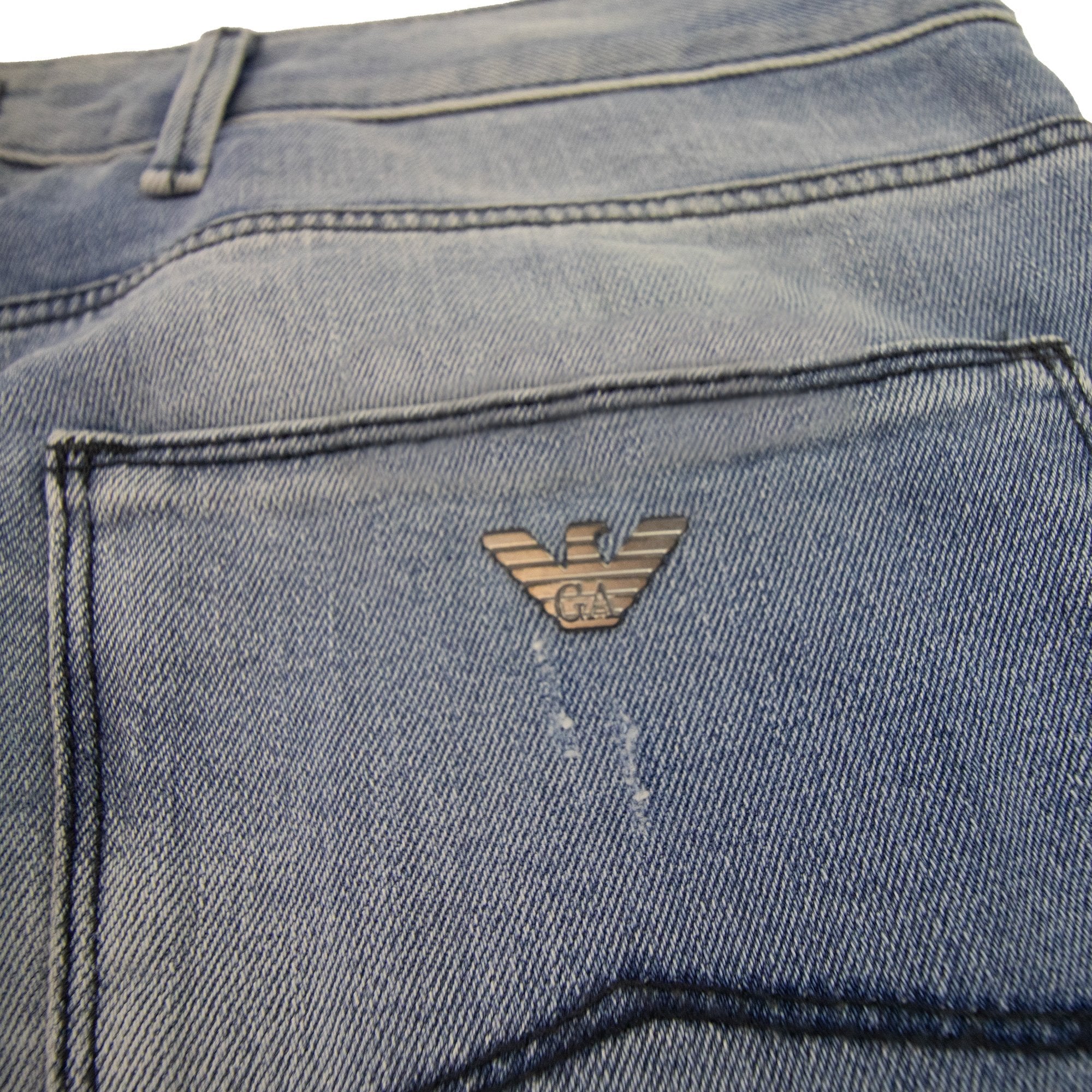 Armani Jeans J06 Distressed Jean Denim