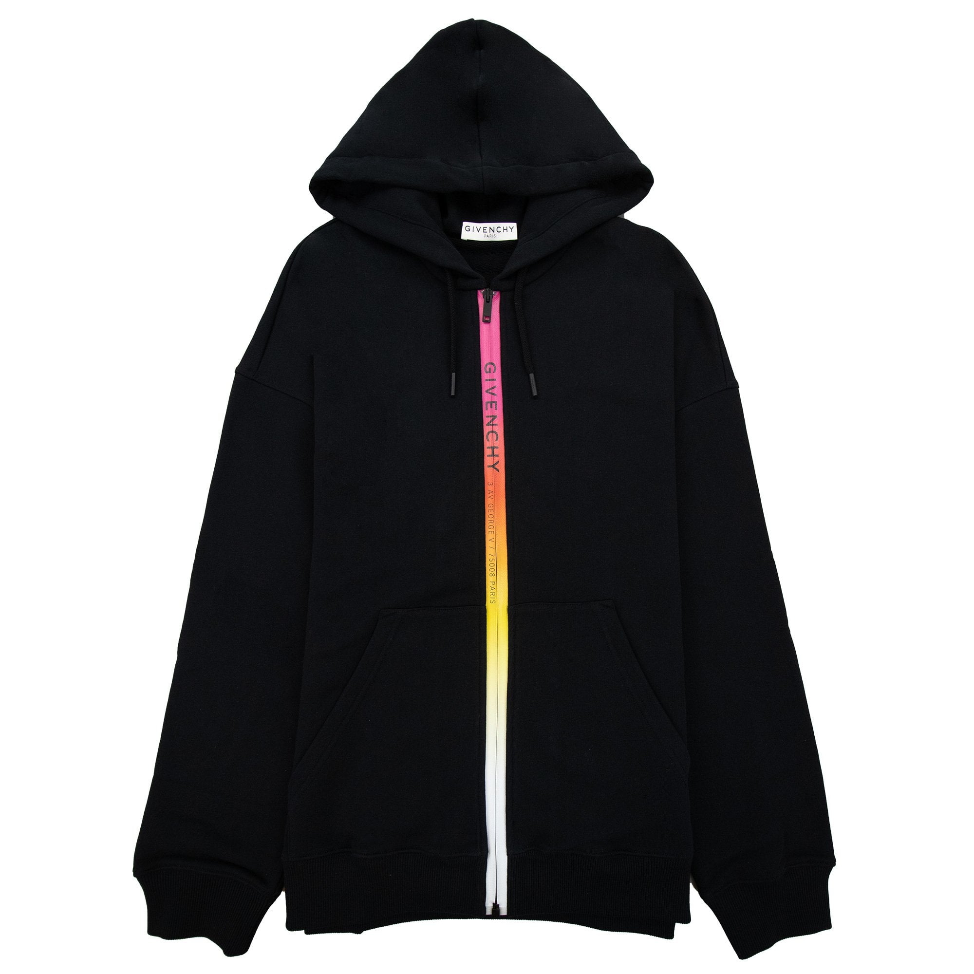 Givenchy Gradient Effect Logo Hoodie Black