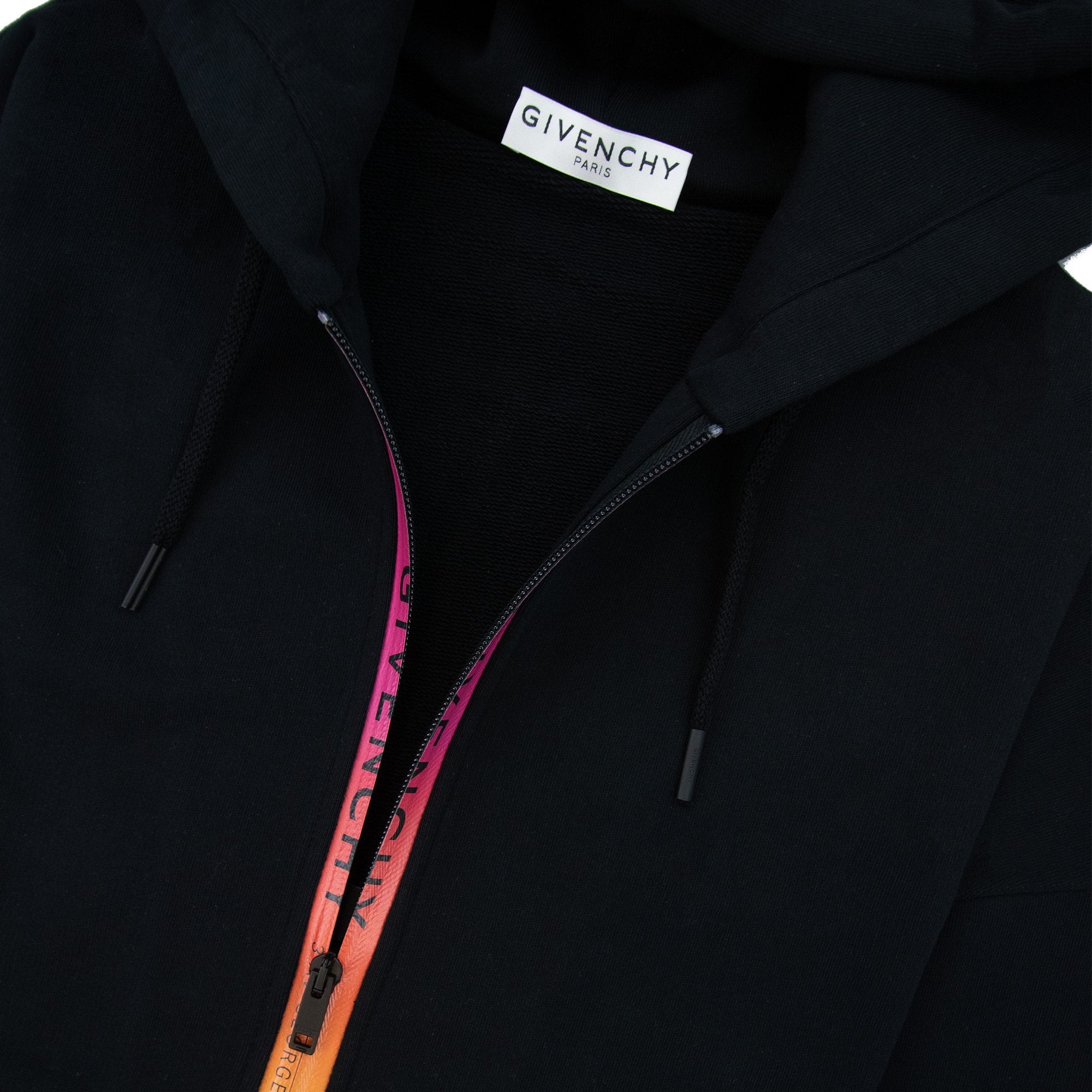 Givenchy Gradient Effect Logo Hoodie Black