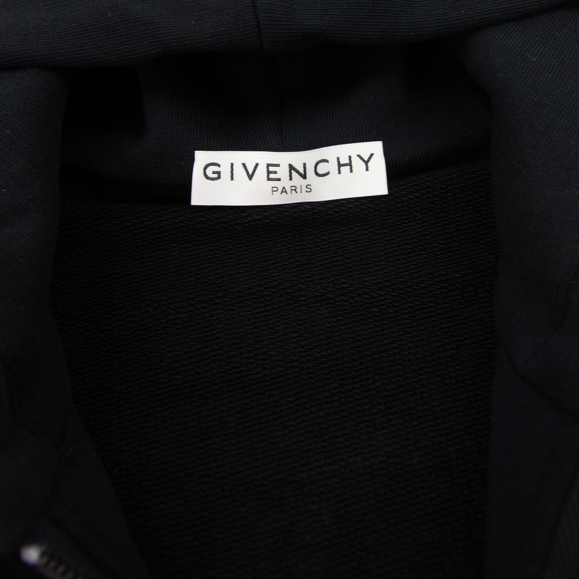 Givenchy Gradient Effect Logo Hoodie Black