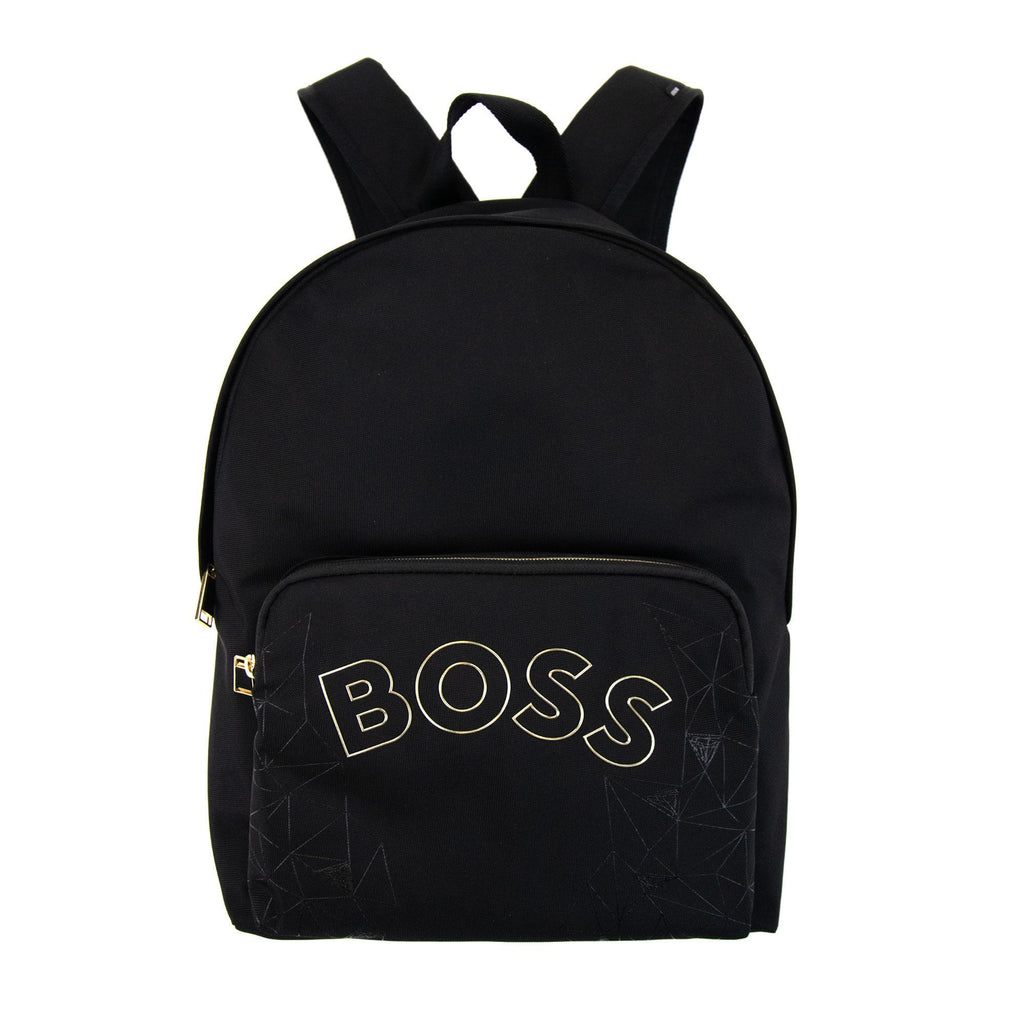 Hugo Boss Curved Logo Signature Backpack Black 001