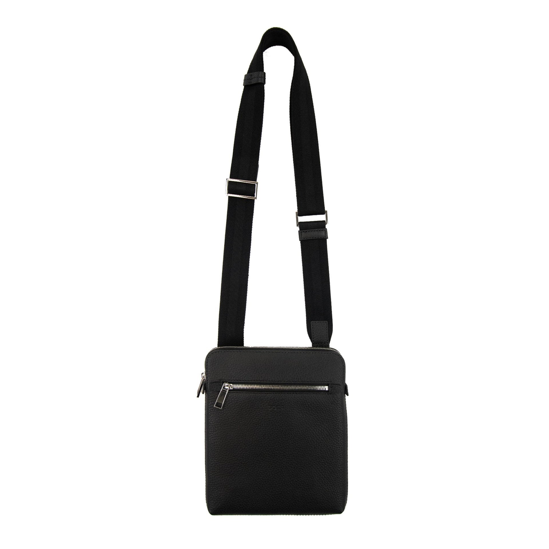 Hugo Boss Crosstown Leather Cross Body Bag Black 001
