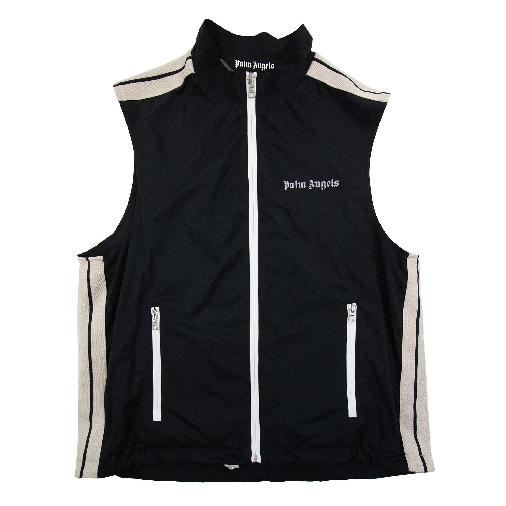 Palm Angels Classic Logo Nylon Gillet Black/off White