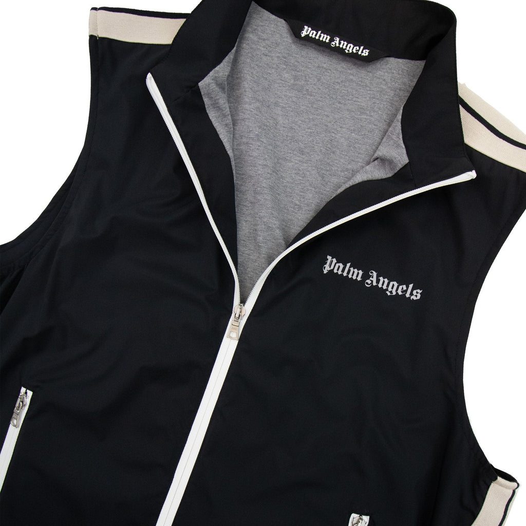 Palm Angels Classic Logo Nylon Gillet Black/off White