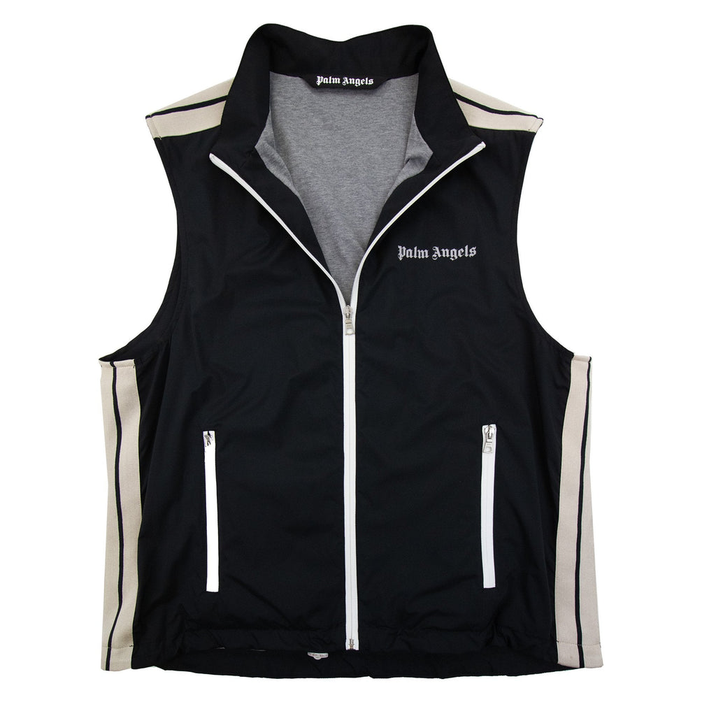 Palm Angels Classic Logo Nylon Gillet Black/off White