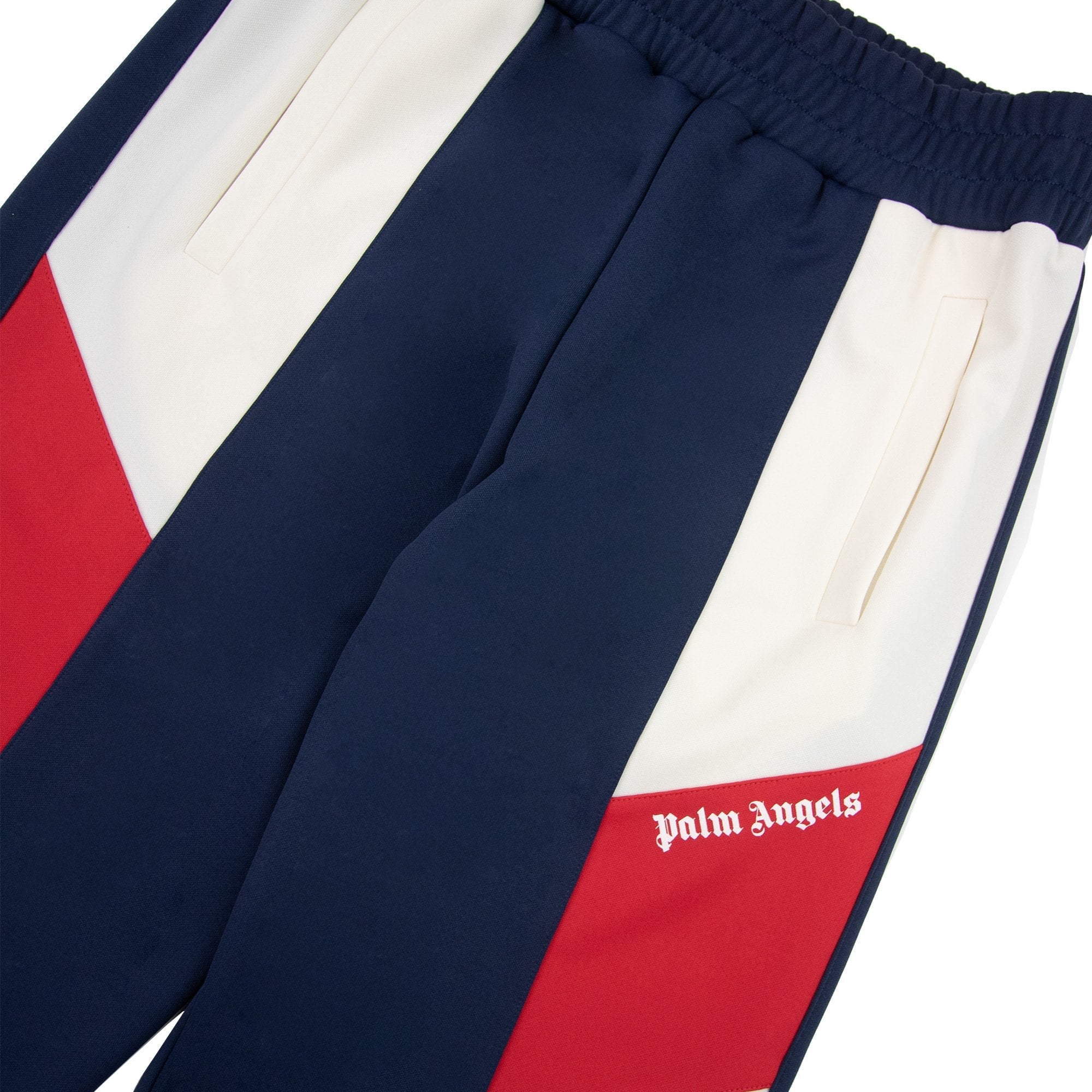 Palm Angels Colour Block Track Pants Navy/blue/white