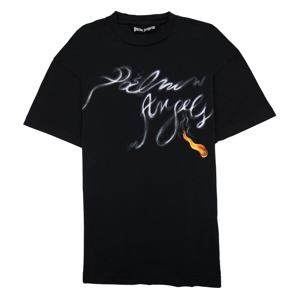 Palm Angels Foggy Pa T Shirt Black/white