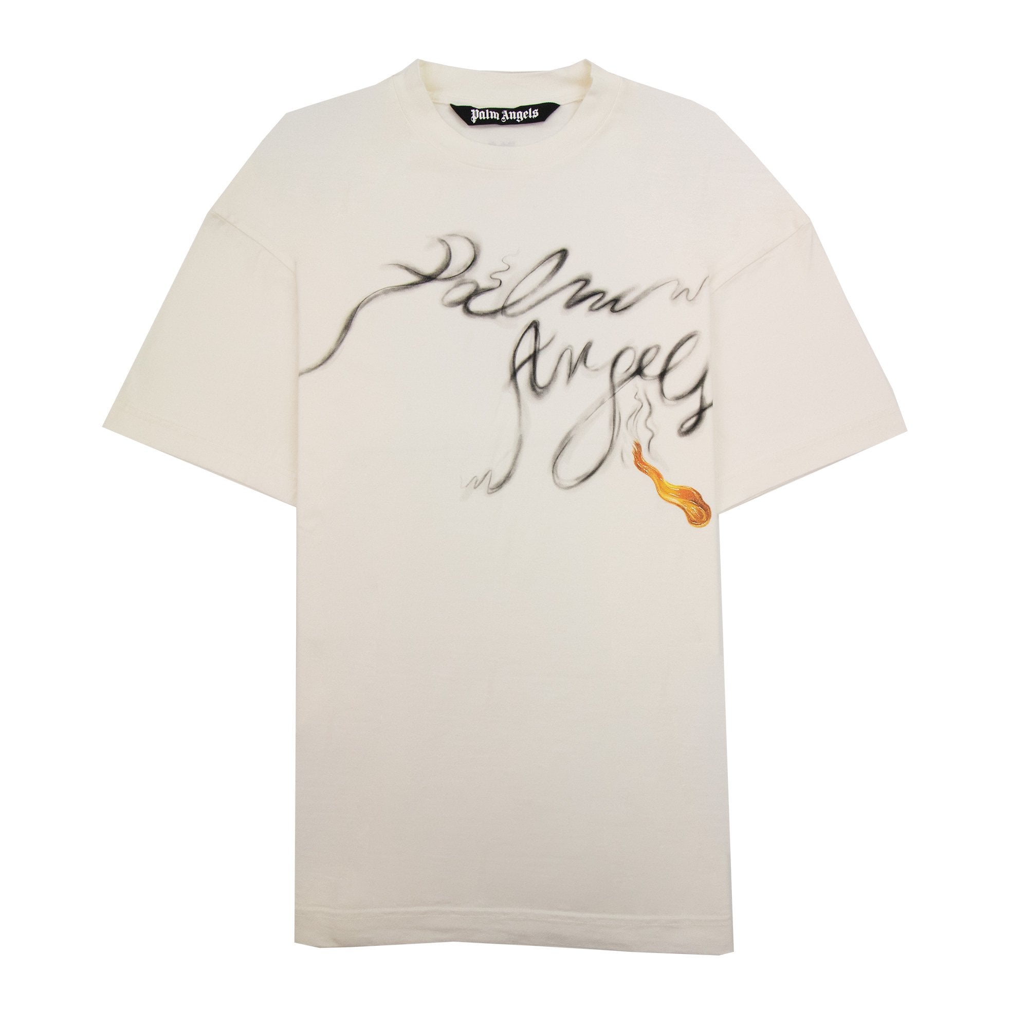 Palm Angels Foggy Pa T Shirt White/black