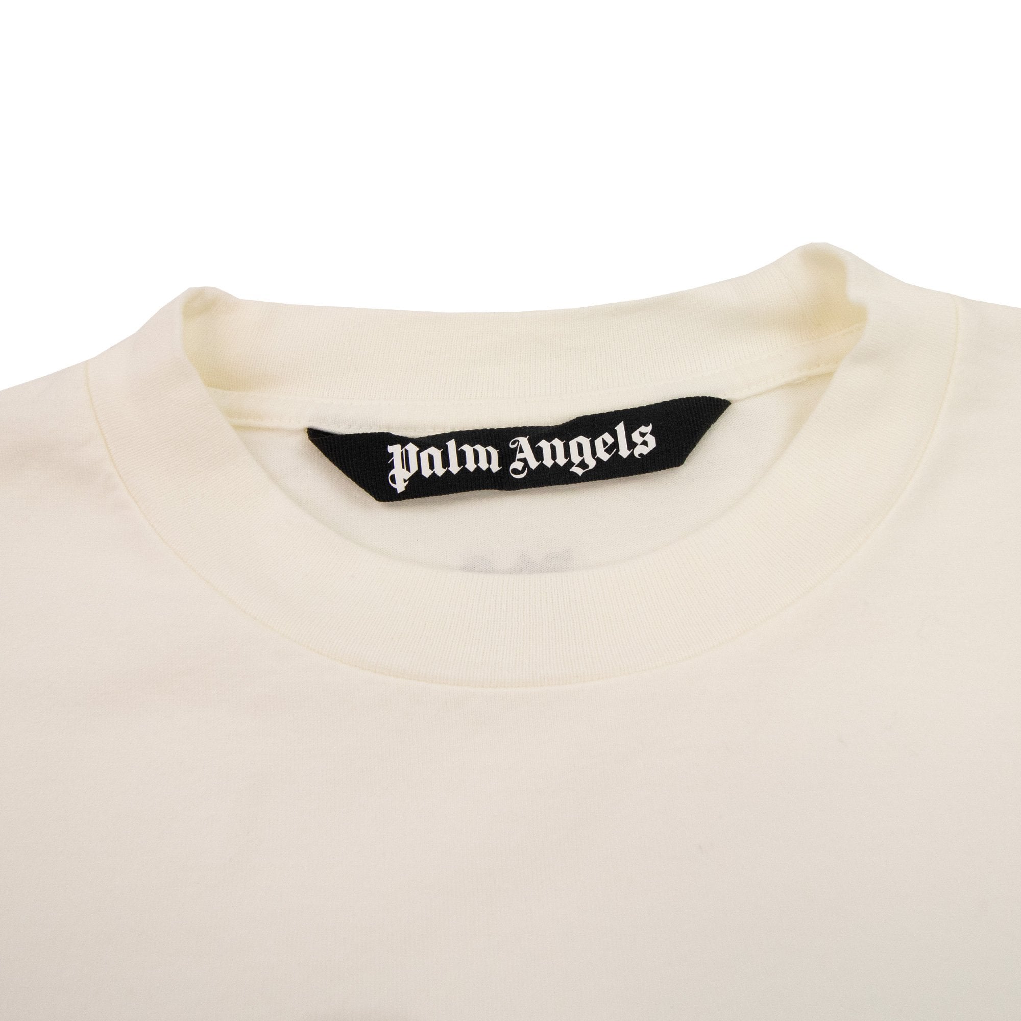 Palm Angels Foggy Pa T Shirt White/black