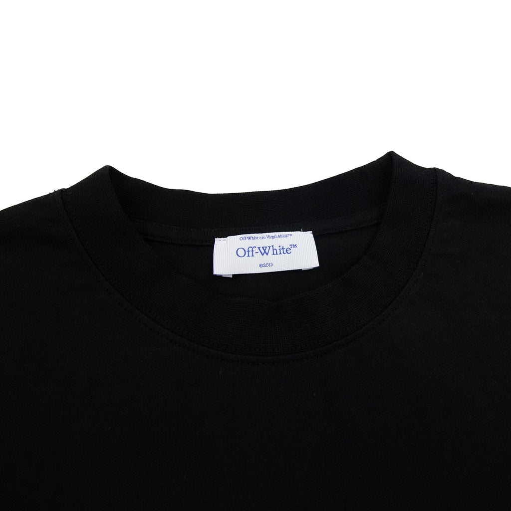 Off White 23 Logo Slim S/s T Shirt Black/white