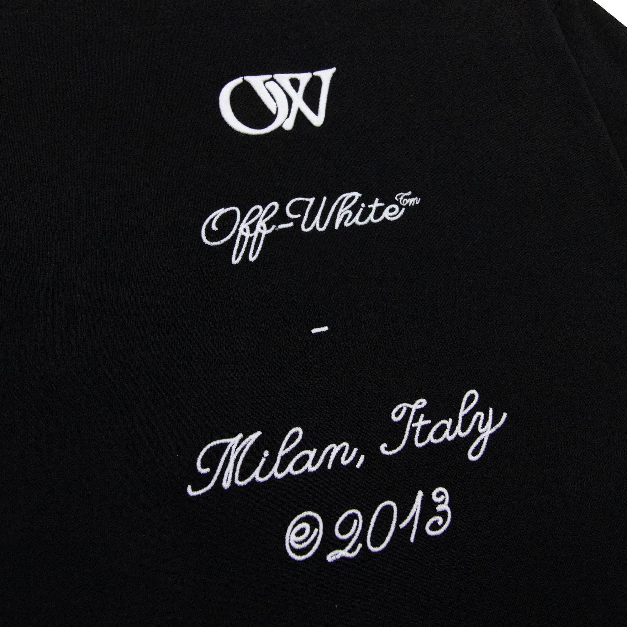 Off White 23 Logo Slim S/s T Shirt Black/white