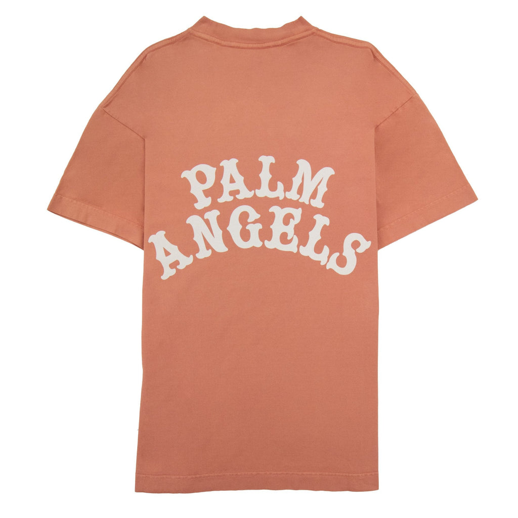 Palm Angels Dice Game Logo Classic T Shirt Pink Multi