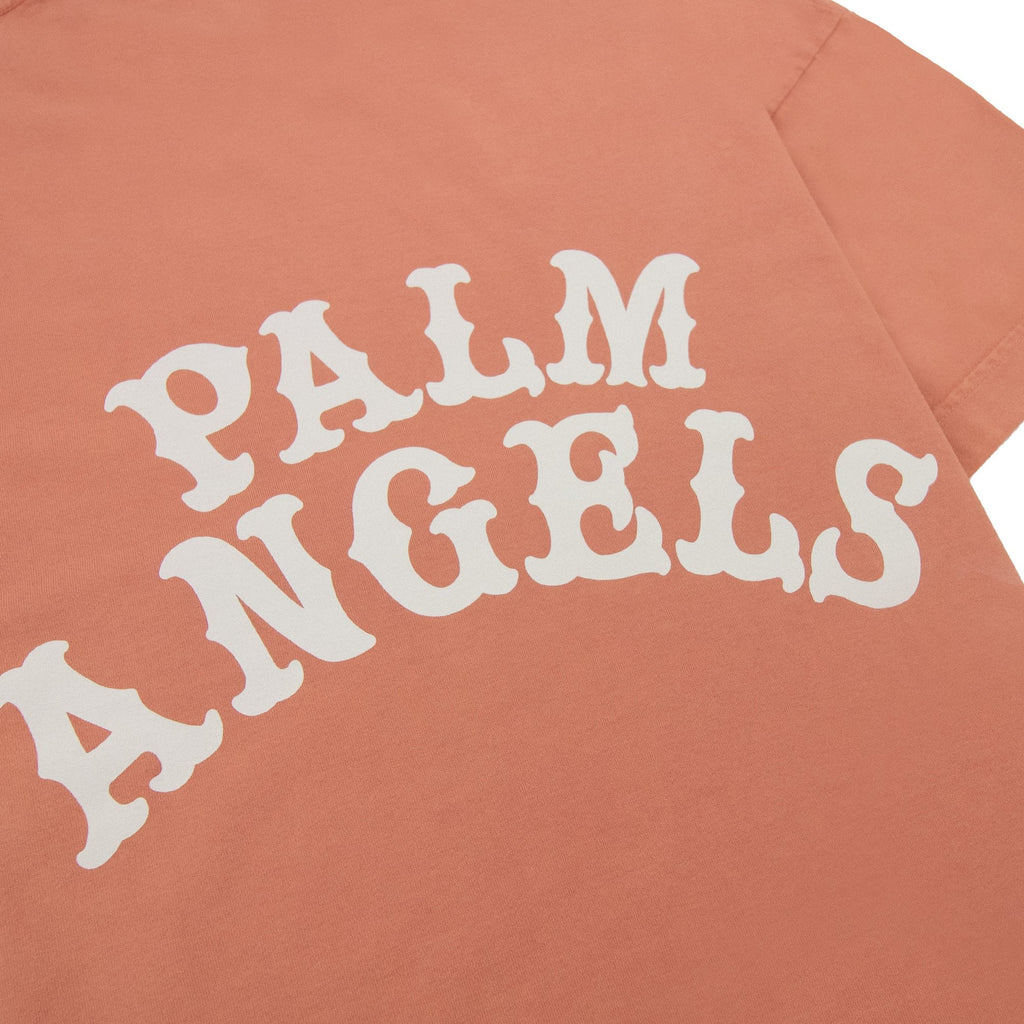 Palm Angels Dice Game Logo Classic T Shirt Pink Multi