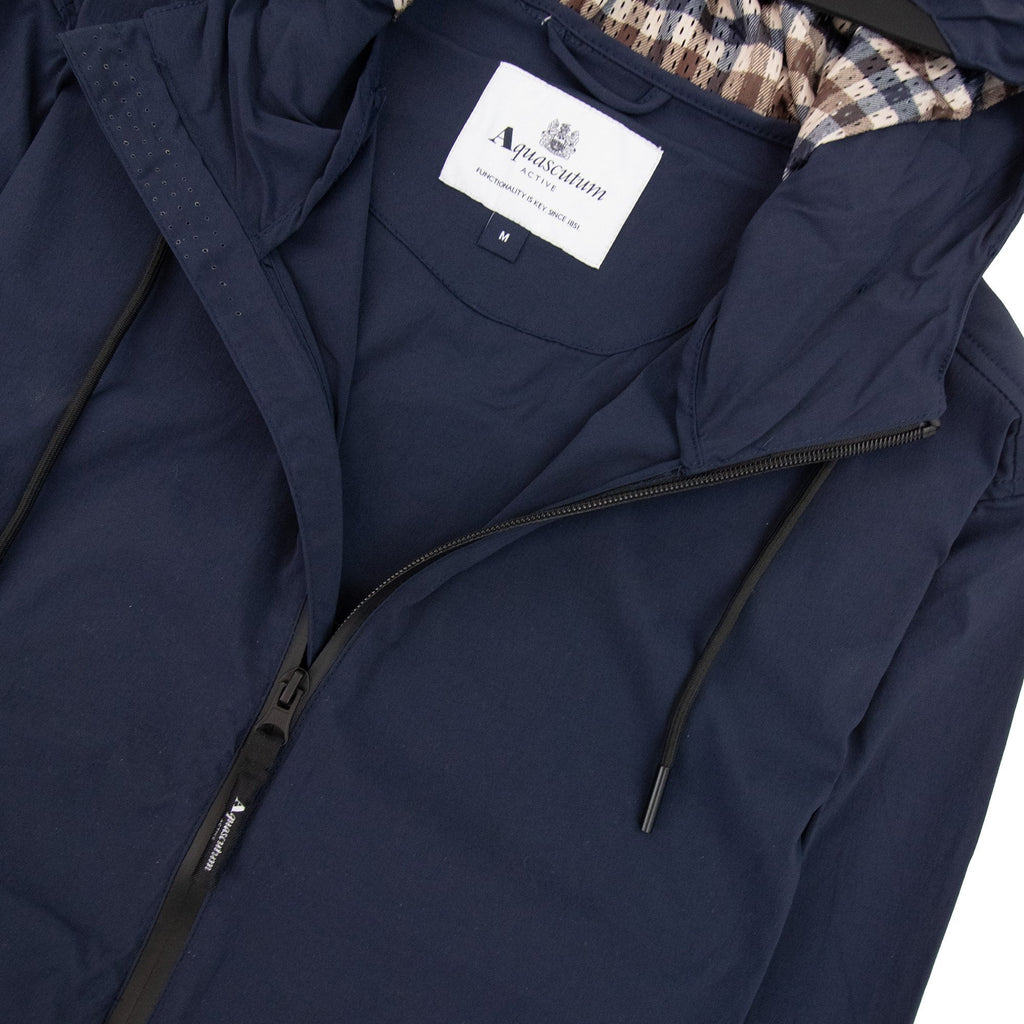 Aquascutum Active Hooded Jacket Navy 11