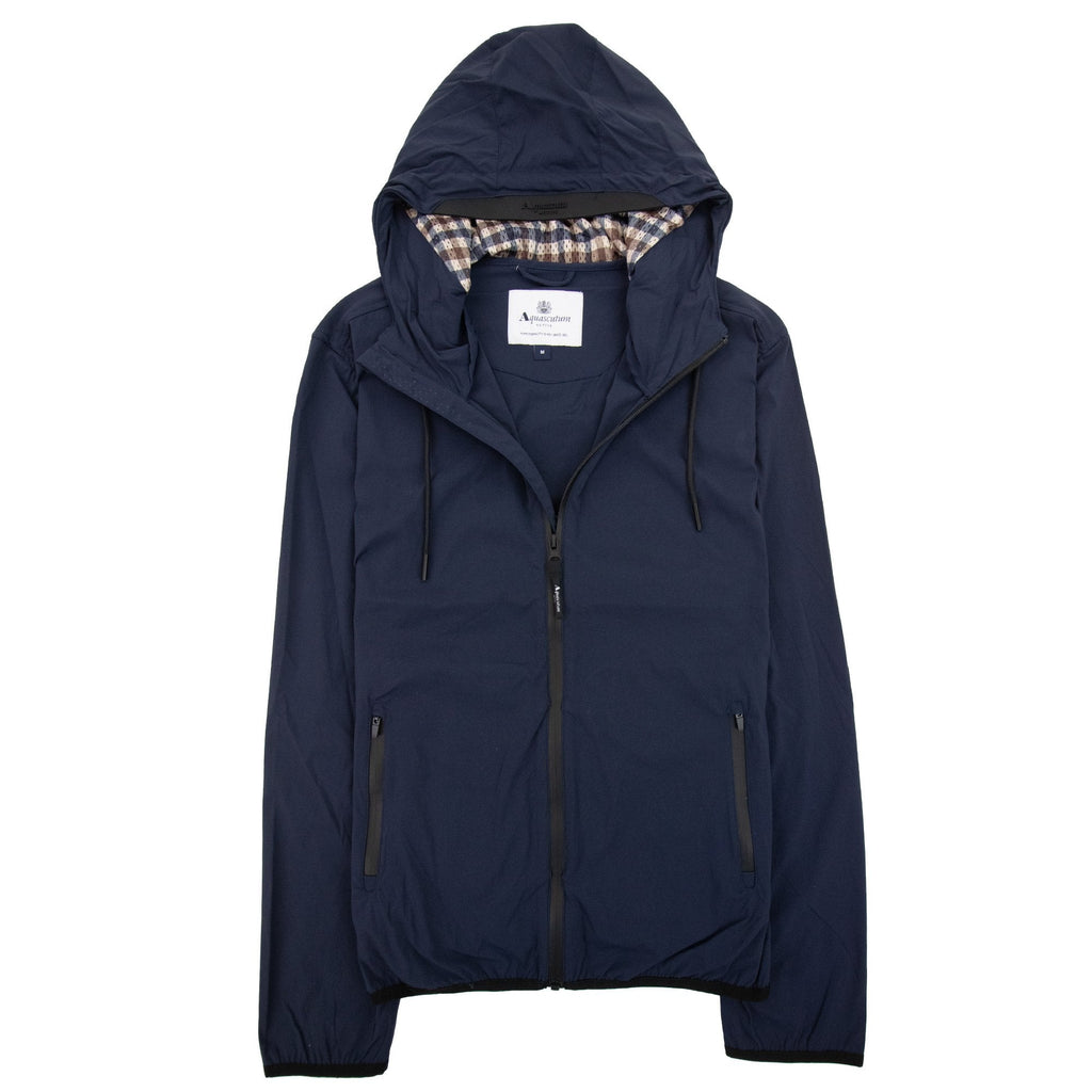 Aquascutum Active Hooded Jacket Navy 11