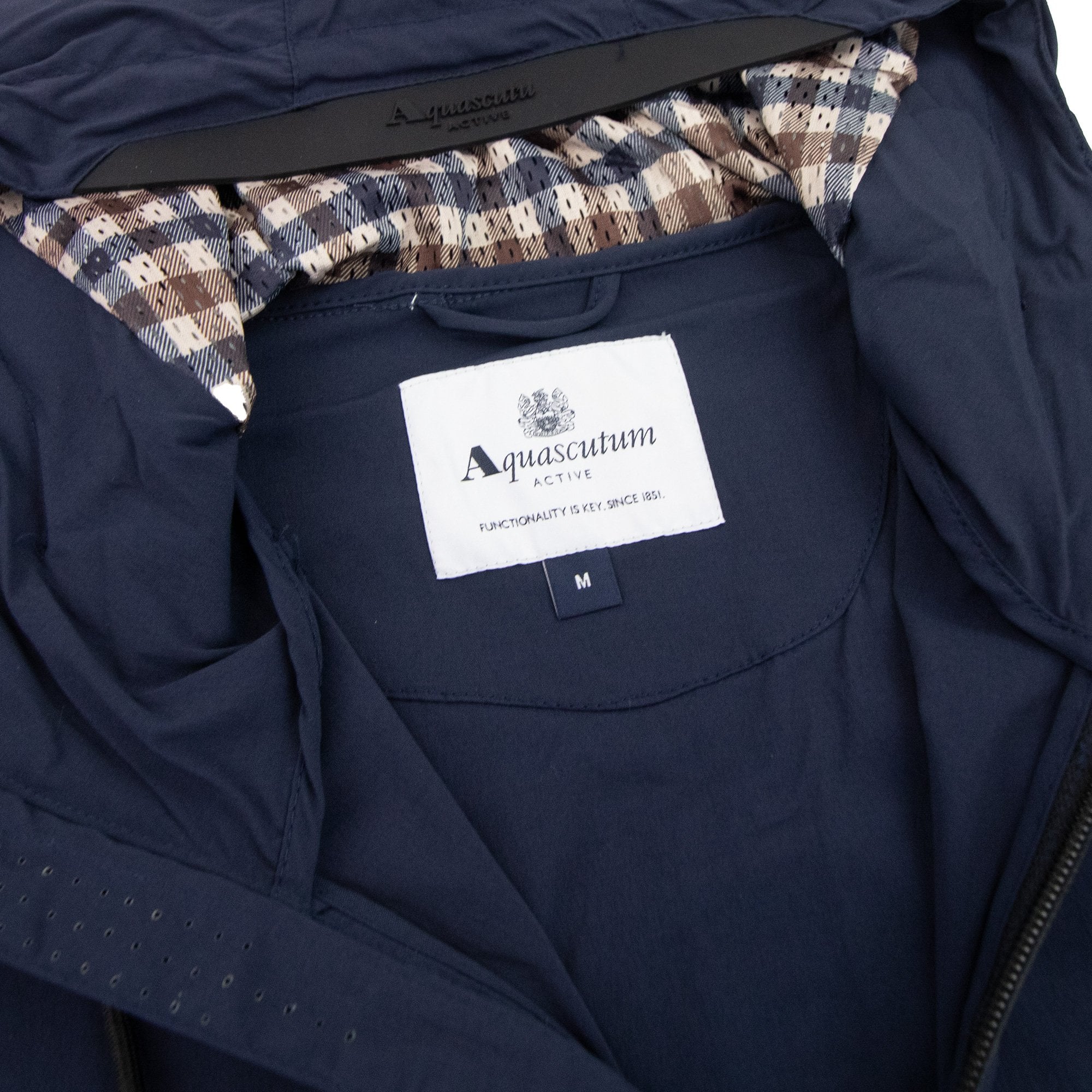 Aquascutum Active Hooded Jacket Navy 11