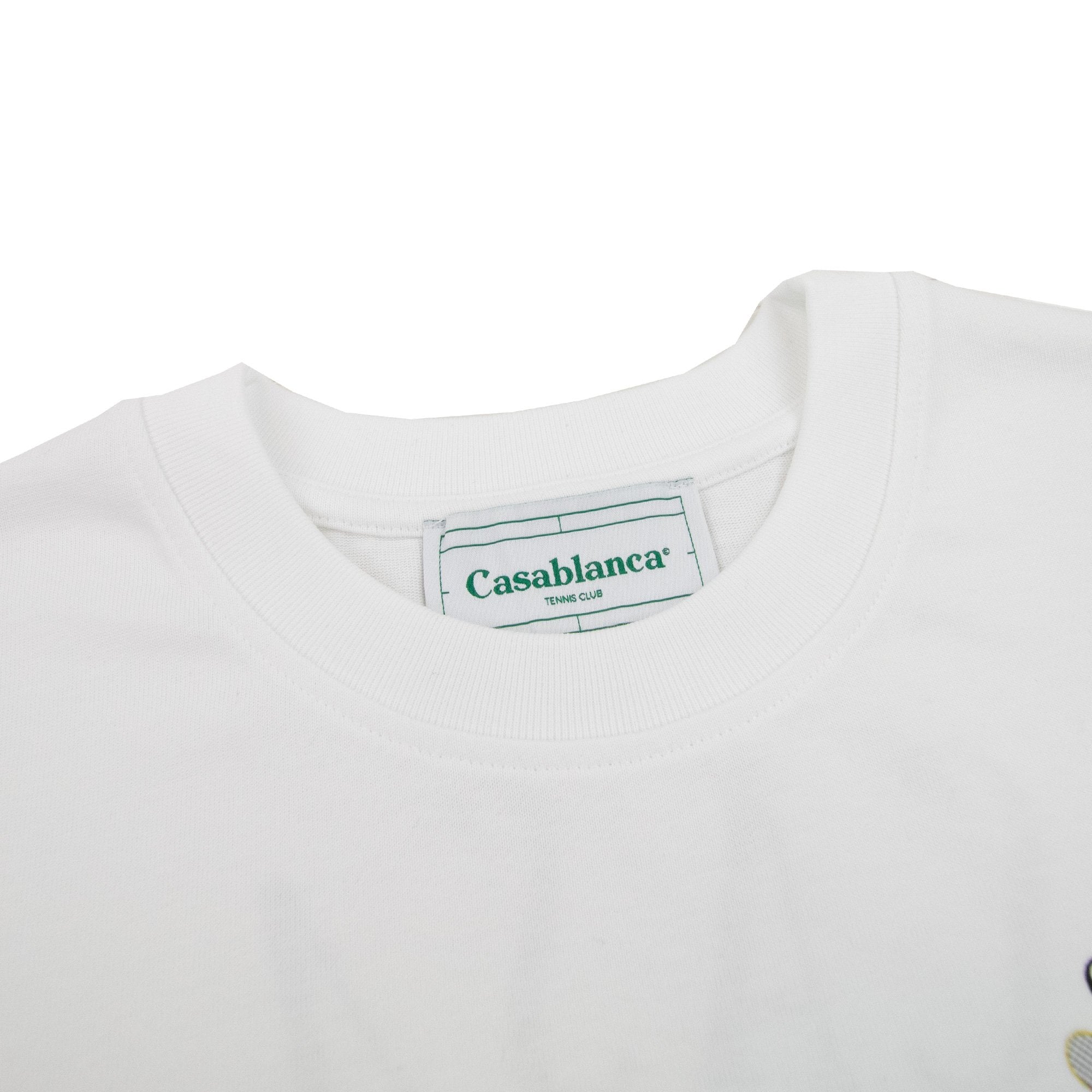 Casablanca Casa Way Printed T Shirt White 001