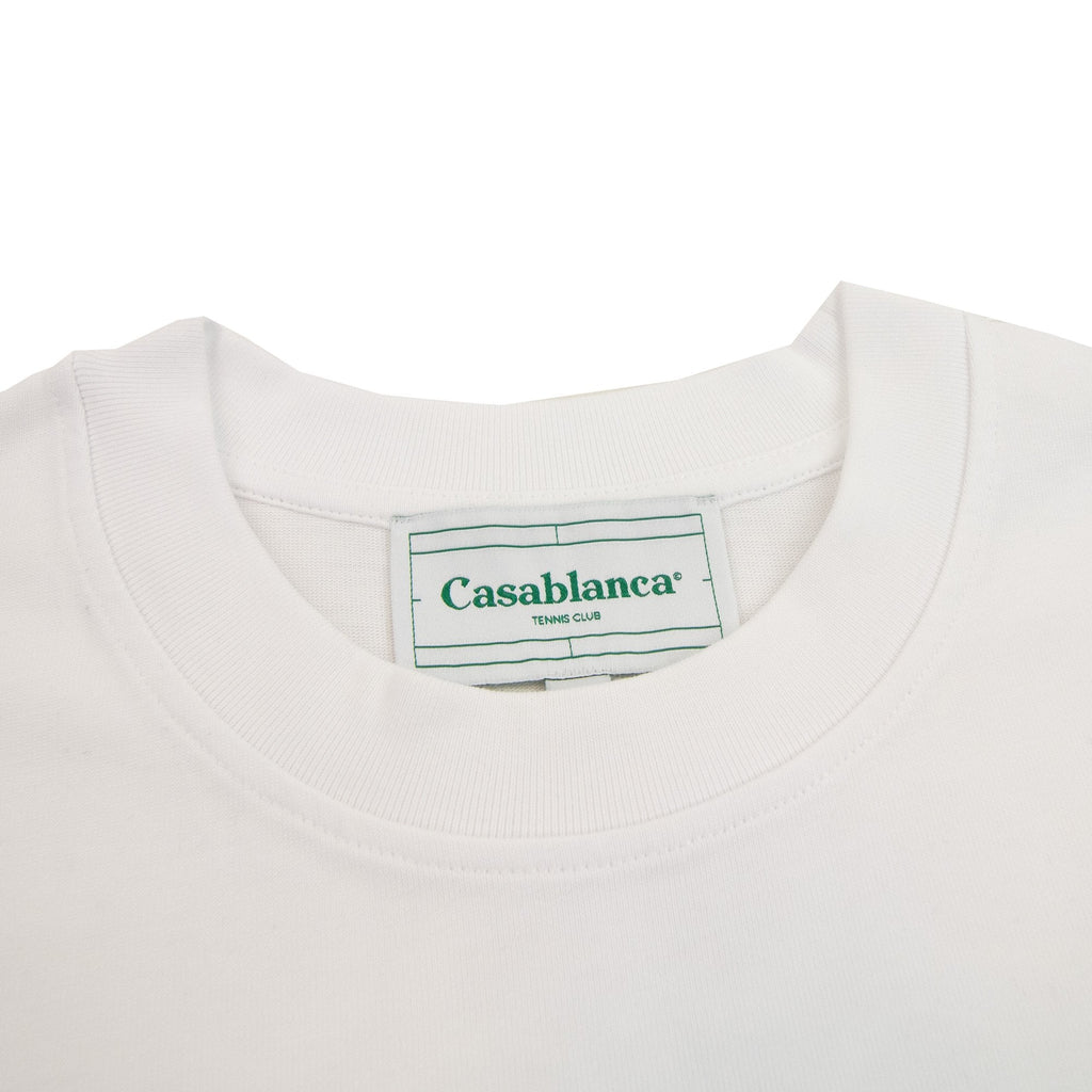 Casablanca Equipement Sportif Printed T Shirt White 001