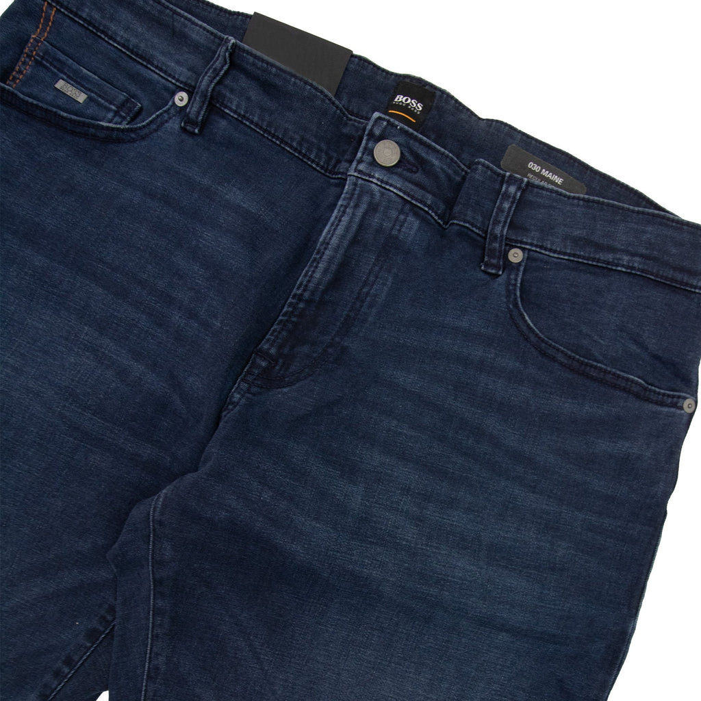 Hugo Boss Maine Bc-l-c Midnight Regular Fit Jeans Dark Blue 406