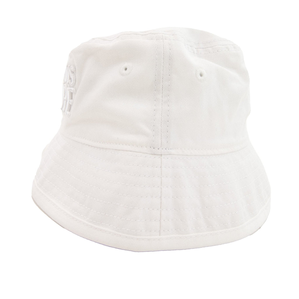 Versace Jeans Couture Logo Embroidered Fisherman Hat White 003