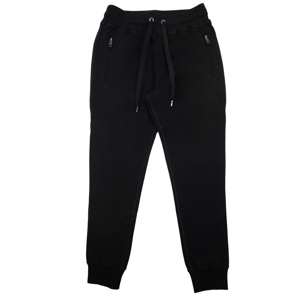 Dolce & Gabbana Branded Taq Technical Jersey Jogging Pants Black N0000