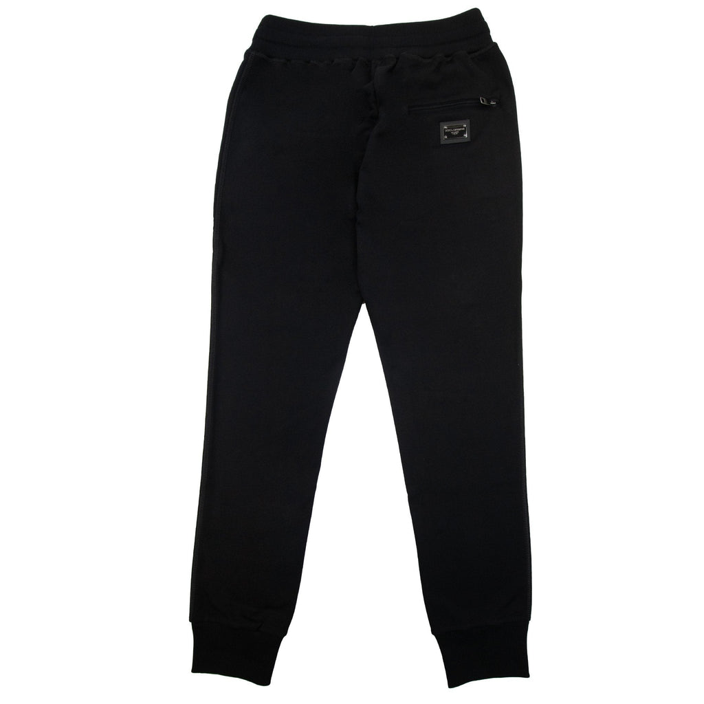 Dolce & Gabbana Branded Taq Technical Jersey Jogging Pants Black N0000