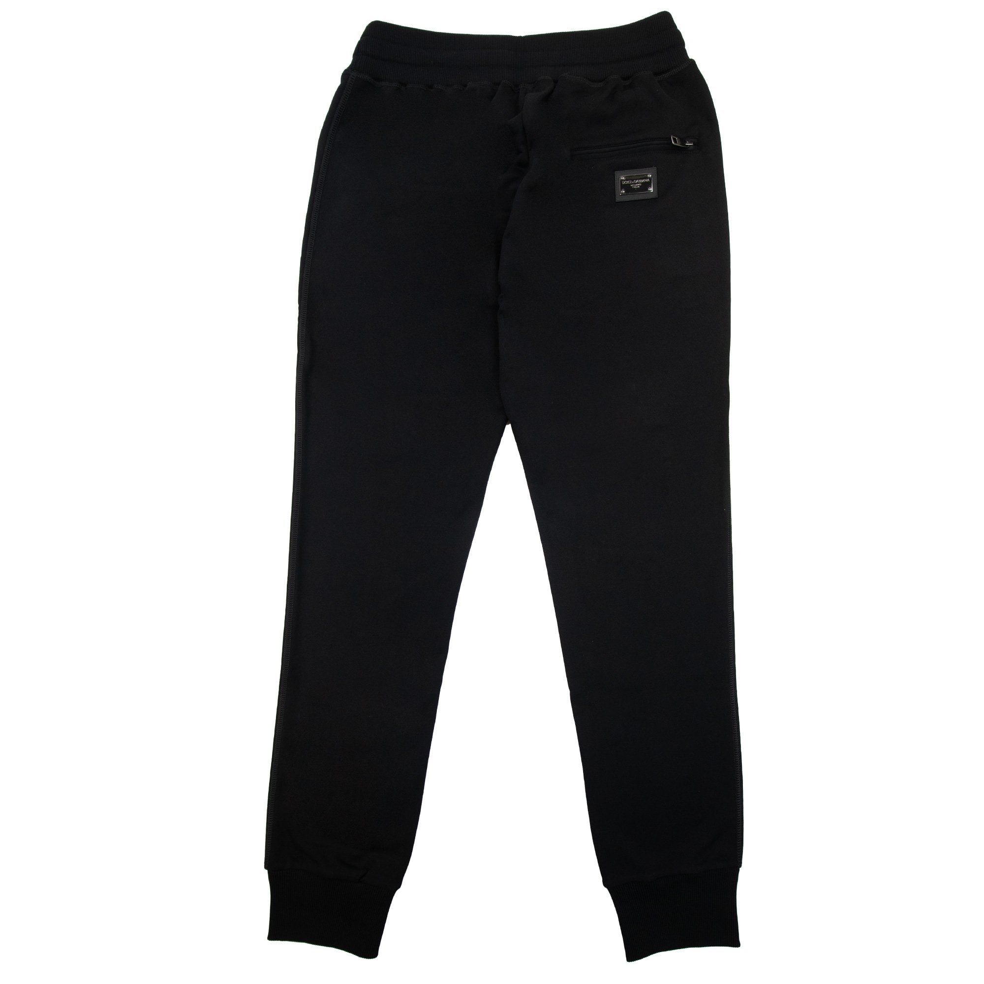 Dolce & Gabbana Branded Taq Technical Jersey Jogging Pants Black N0000