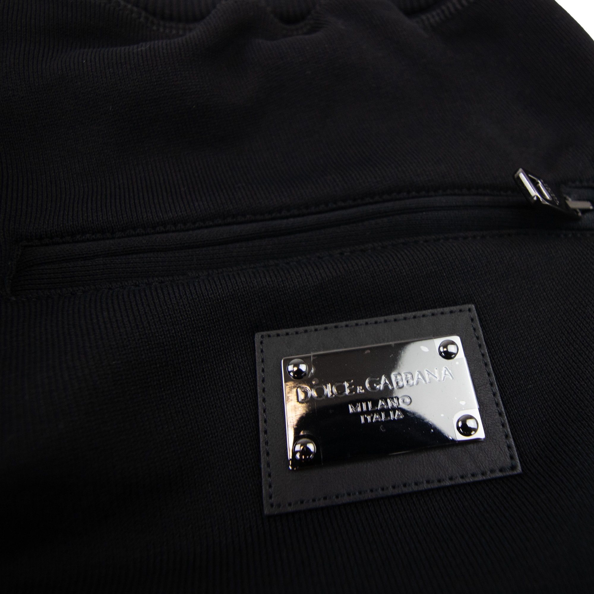 Dolce & Gabbana Branded Taq Technical Jersey Jogging Pants Black N0000
