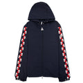 Moncler Moyse Monogram Print Shell Jacket Navy