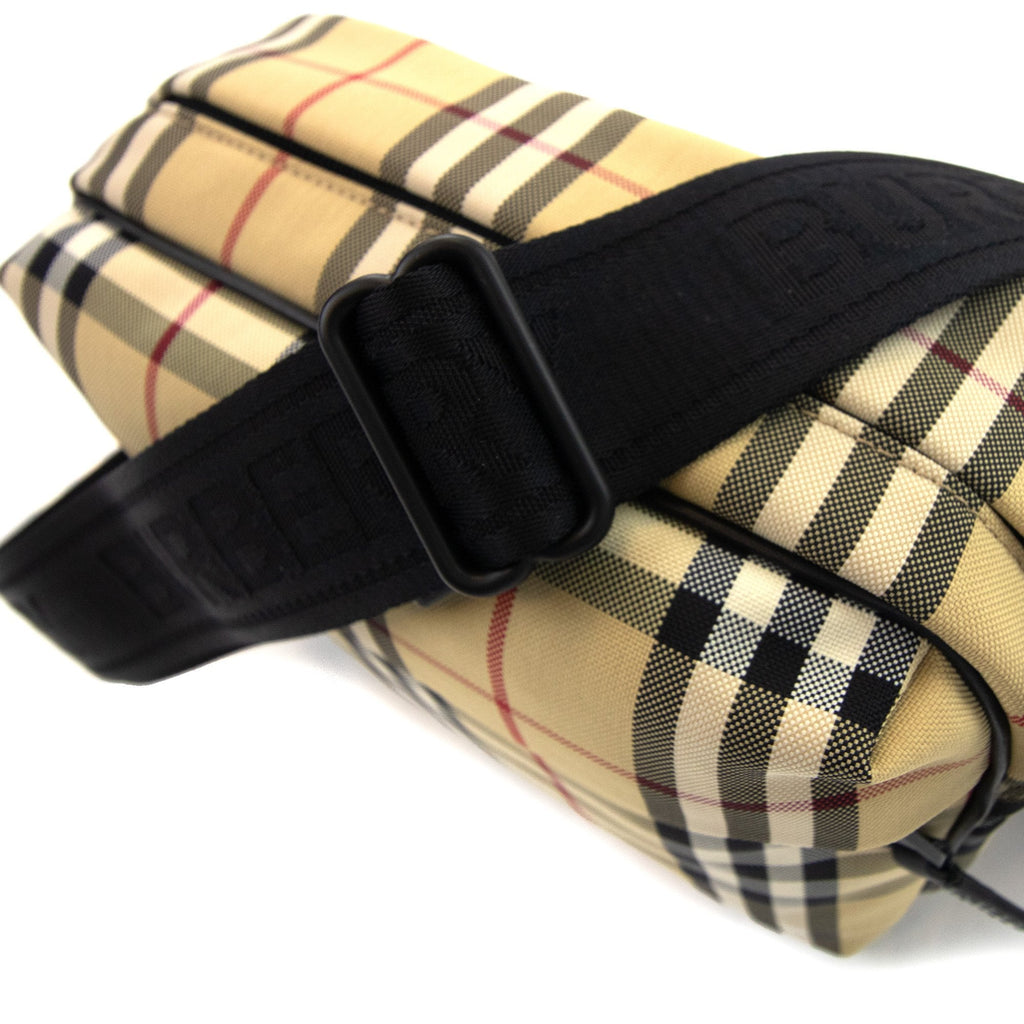 Burberry Paddy N Vintage Check Cross Body Bag Archive Beige